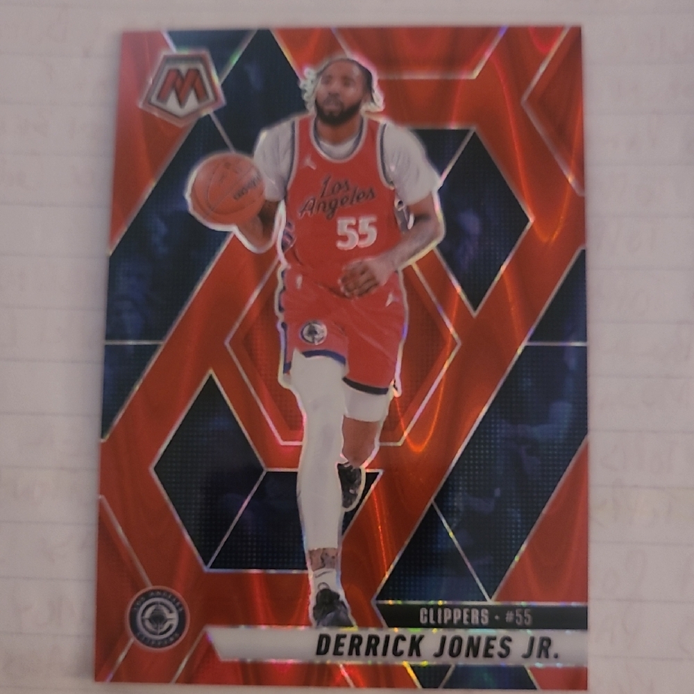 Los Angeles Clippers Derrick Jones Jr. Red Fpil #145/299